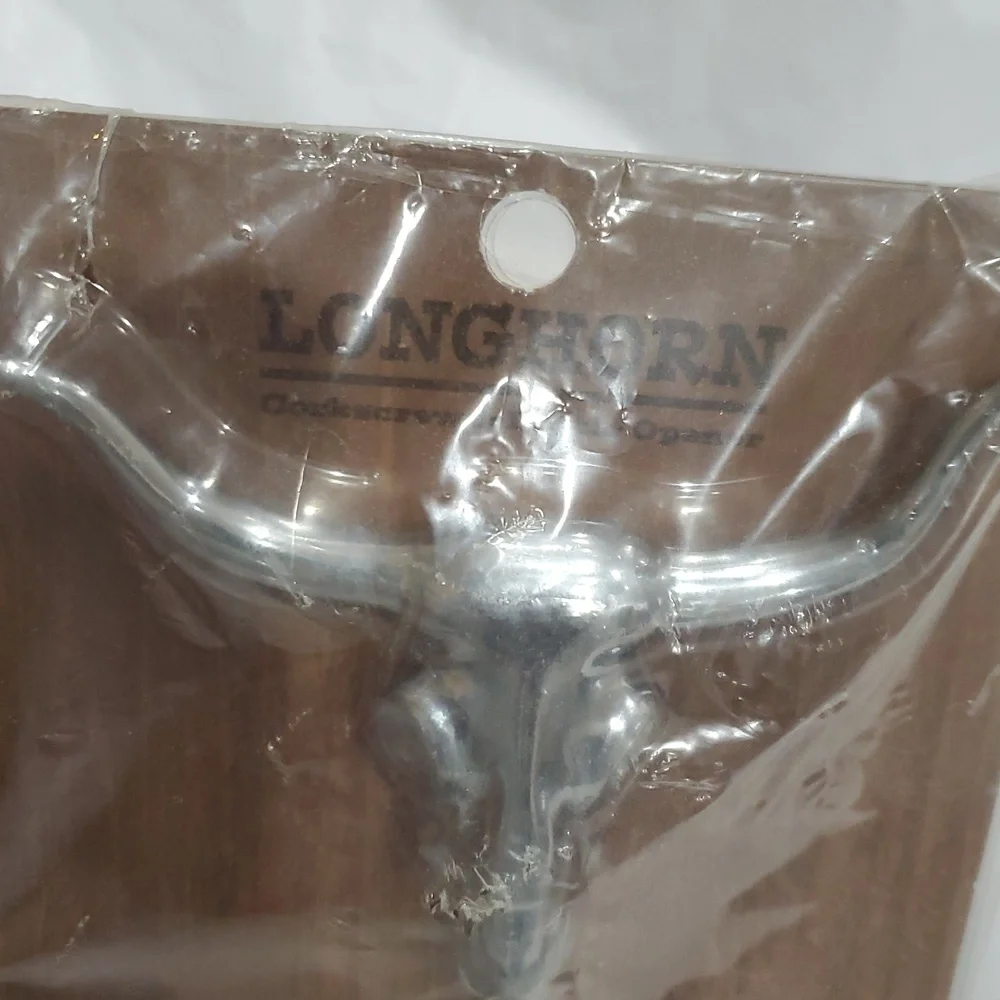 Longhorn stainless steel corkscrew and bottle opener brand‎ new